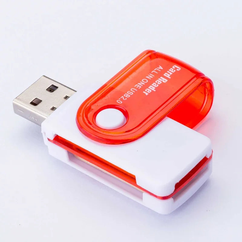 4 in 1 USB Memory Card Reader USB 2.0 to SD Micro SD TF MS M2 Card Adapter for Computer Android Mobile Phone