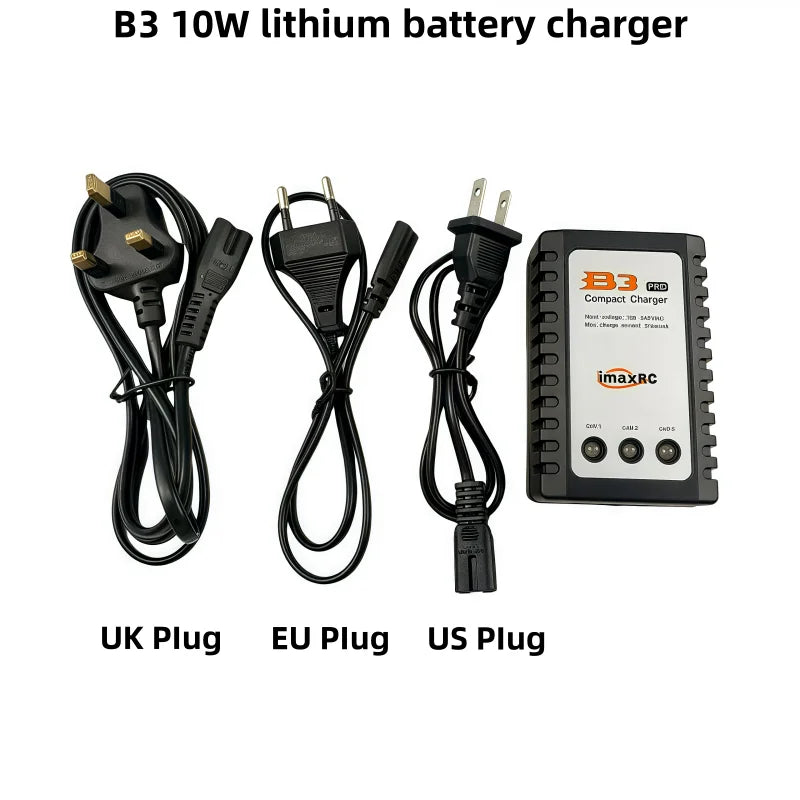 IMAX B3 PRO Lipo Battery Compact Balance Charger 7.4V/11.1V 2S 3S 110-240V Lipo Power Supply Charger EU Plug For RC Model Parts