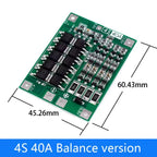 3S 4S 40A 60A Li-ion Lithium Battery Charger Protection Board 18650 BMS For Drill Motor 11.1V 12.6V 14.8V 16.8V Enhance Balance