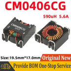5pcs CM0406CG SMT Common Mode Choke Coil Inductor Inductance 590uH 5.6A EMI Filter Coil Magnetic Ring Switching Power Supply
