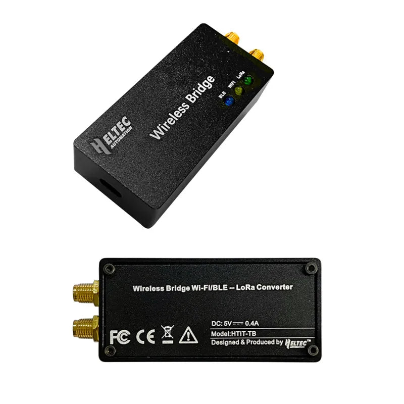 LoRa Wireless Bridge With Antenna “WiFi/Bluetooth – LoRa” signals ESP32 SX1276 Support the Arduino Environment Heltec IOT sensor