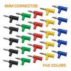 Connection 4MM Banana Plug Stackable Pure Copper Screw Type Audio Multimeter Pen Plug Connector 5/20PCS