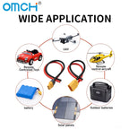 OMCH XT60 12/14AWG XT90 10AWG Male Female Plug Battery Connector With Silicone Wire Cable For RC Airplane Lipo Battery Drone Car
