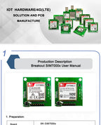 AND GLOBAL Design Original SIMCOM NB IoT Module SIM7000G Breakout with GPS