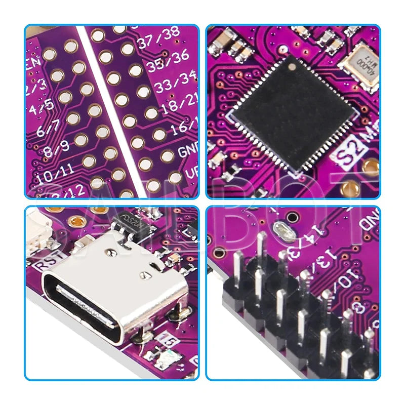 1-10PCS ESP32 S2 Mini V1.0.0 - LOLIN WIFI IOT Board based ESP32-S2FN4R2 ESP32-S2 4MB FLASH 2MB PSRAM MicroPython Compatible