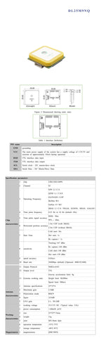 UBX-F10N/M9N GNSS/GPS Positioning Module RTK High-precision Centimeter Level Differential GPS Full System Satellite Navigation
