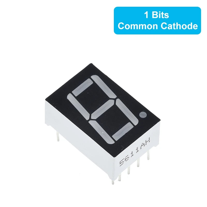 1/5/10PCS 0.56 inch LED display 7 Segment 1 Bit/2 Bit/3 Bit/4 Bit Digit Tube Red Common Cathode / Anode Digital For Arduino