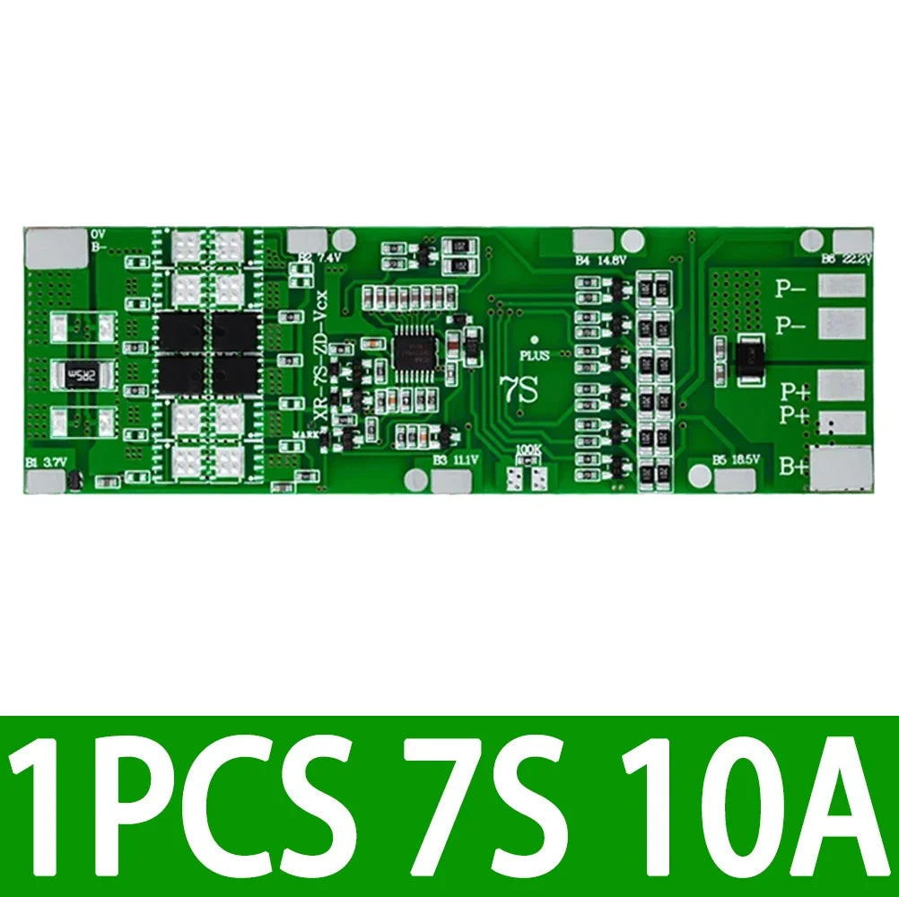 1~5PCS BMS 7S 24V 10A 15A 20A 30A Li-ion 18650 Battery Charge Board With Balance Function Short Circuit / Temperature Protection