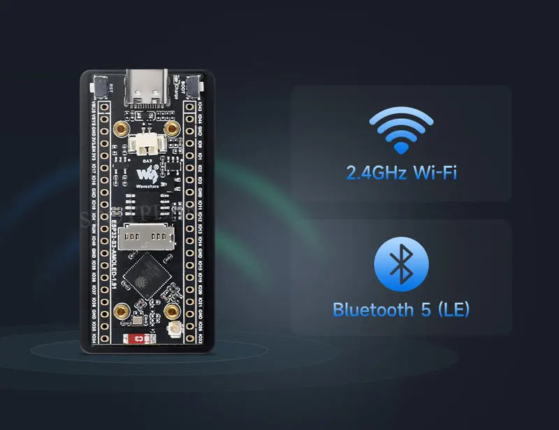 Waveshare ESP32 S3 1.91inch AMOLED Development Board 240x536 WiFi Bluetooth 5 16MB Flash PSRAM 6-Axis IMU Sensor LVGL CNC Case