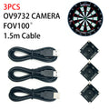 3-Pack OV9732 USB Camera 100° No Distortion 30FPS for Autodarts.io Dart Scoring System Raspberry Pi Mac Linux