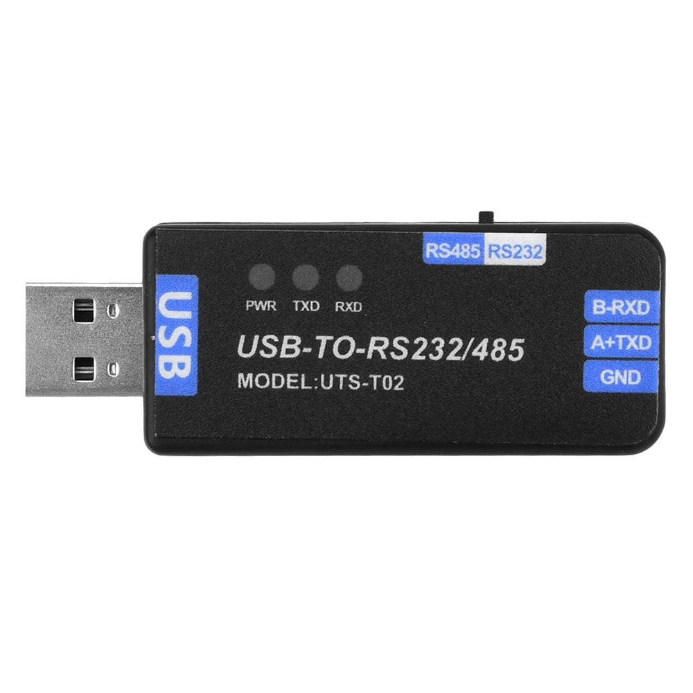 1/2/5PCS USB to RS485 RS232 Converter Module with CH343G Chip Plug and Play for Windows MacOS Linux Signal Conversion