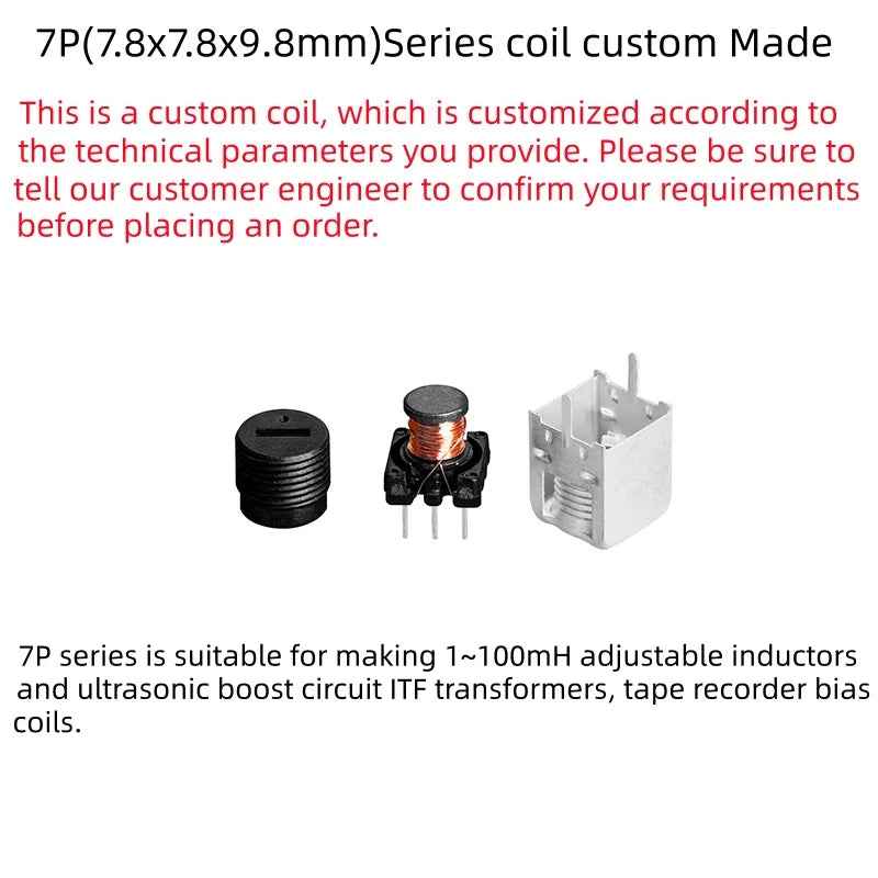 Adjustable Inductor OSC Coil Frequency Discrimination HAM FCZ AM ITF Intermediate Frequency Transformer Custom for Electronics