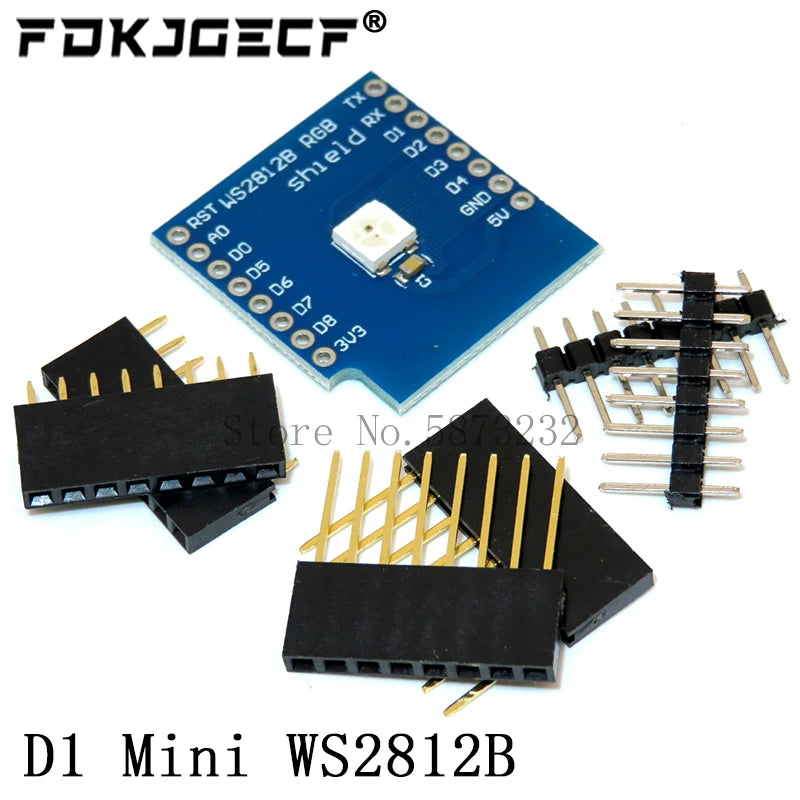 ESP8266 D1 Mini Pro V3.0 Wifi Development Board Nodeu WS2812 RGB DHT11 DHT22 AM2302 Relay DS18B20 BMP180 Motor For Wemos Diy Kit