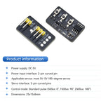 1PC Servo Motor Angle Test Module +1PC SG90 180 Degree Servo Motor For Arduino Robot DIY Electronic Components