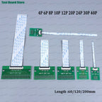 1set FFC/FPC Connector + 0.5mm Pitch 60/120/200mm Length FFC Cable 4P 6P 8P 10P 12P 20P 24P 30P 40PIN
