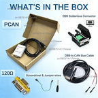 PCAN-USb Compatible with Original Peak Model Ipeh-002022/002021 PCAN Peak USB to CAN Bus Analyzer Tool CAN Bus Adapter PCAN-View