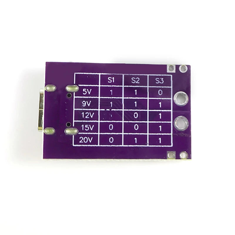 PD QC AFC Trigger Module 5V 9V 12V 15V 20V Fixed Voltage Output Fast Charging Tester for Power Bank USB-C Fast Charge