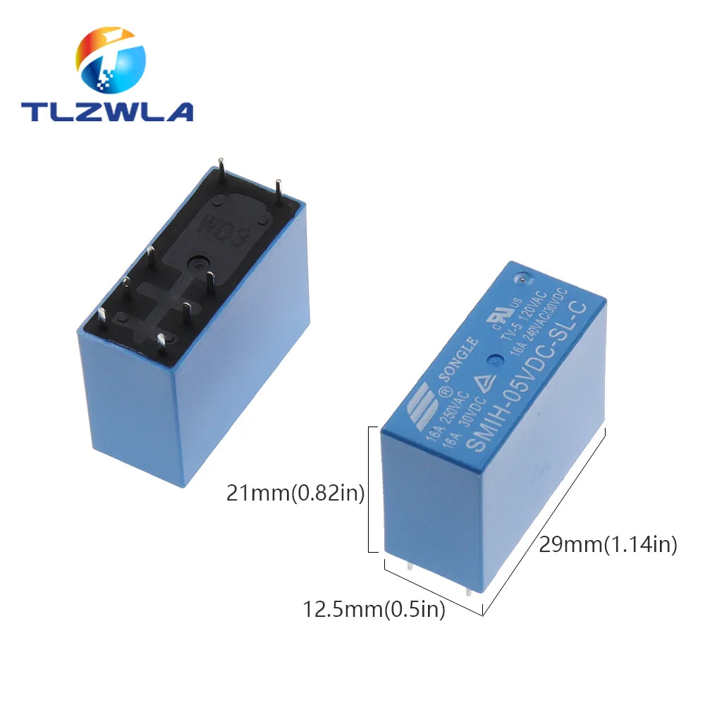 1PCS Relays SMIH-05VDC-SL-C SMIH-12VDC-SL-C SMIH-24VDC-SL-C 5V 12V 24V 16A 6/8PIN Original Relay SMIH-05VDC-SL-A