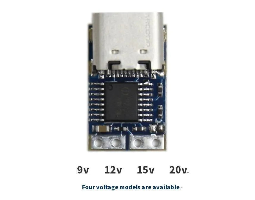 Javino Type-C PD decoy module PD2.0 PD3.0 to DC DC trigger extension cable QC4 charger 9V 12V 15V 20V Fast Quick Charger PDC004