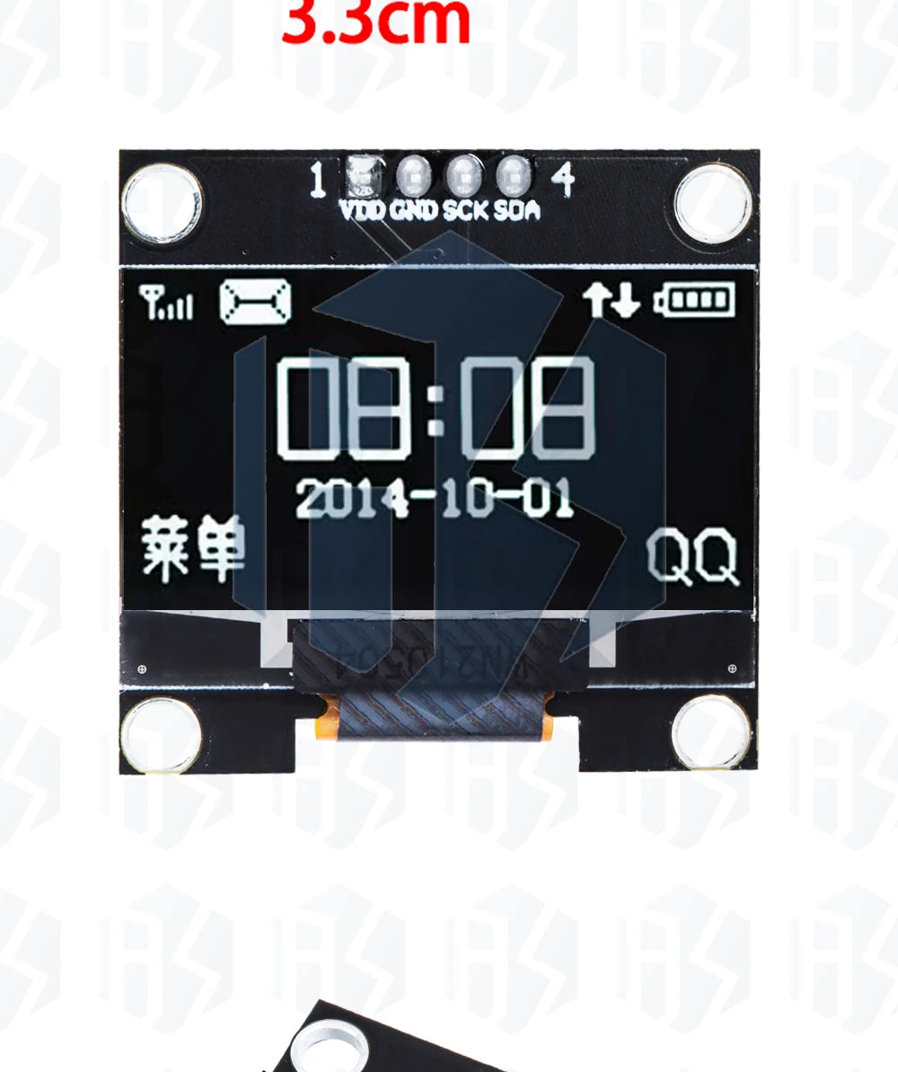 1.3 inch oled IIC Serial White OLED Display Module 128X64 I2C SSD1306 12864 LCD Screen Board VDD GND SCK SDA for Arduino