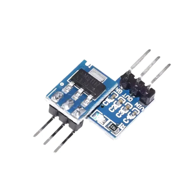 5PCS/Lot DC 5V to 3.3V Step-Down Power Supply Module AMS1117-3.3 LDO 800MA AMS1117-5V Module