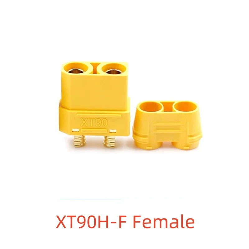 Amass XT90S-F plug XT90H high-current model aircraft gold-plated banana plug Amass lithium battery connector
