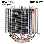 XUANFENG Air-cooled CPU Cooler 90mm Fan Twin Towers 4/6 Heat Pipe 4pin/PWM Compatible LGA2011 115x 1200 1700 X79 X99 AMD AM3 AM4
