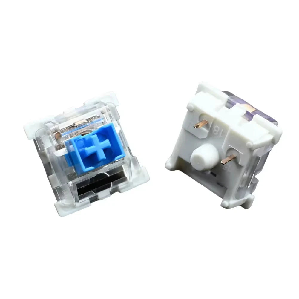 Three Pin Tactile Keyboard Switch Sturdy Plastic Key Clicker Key Replacement Parts for Mechanical Keyboard Servicing Accessories