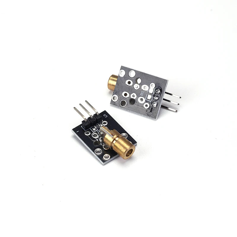 10Pcs/1PC 650nm 5mW Laser Module Head Industrial Class Point/Line/Cross Focusable Glass Lens Adjustable Laser Diode for Industri