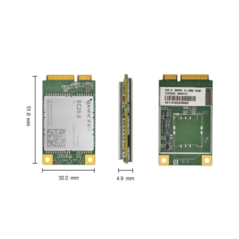 The cheapest Quectel EC25-AFX EC25AFFA-MINIPCIE LTE Cat 4 Module T-Mobile AT&T Verizon Operators  B2/B4/B5/B12/B13/B14/B66/B71