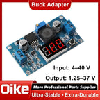 LM2596 DC DC Step Down Converter Voltage Regulator LED Display Voltmeter 4.0~40 to 1.25-37V Buck Adapter Adjustable Power Supply