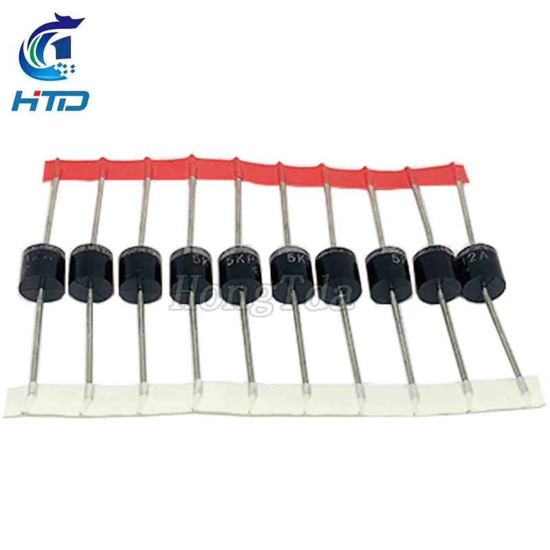 10PCS TVS Diodes R-6 5KP70A 5KP75A 5KP78A 5KP85A 5KP90A 5KP100A 5KP110A 5KP120A 5KP130A 5KP150A 5KP160A 5KP170A 5KP188A