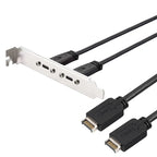 Type E to Type C Front Panel USB C Extend Cable Adapter USB3.1 Converter PC Case PCI Extention Header Data Transfer Wire