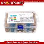 3120PCS=156Values×20PCS 1/4W 1% Metal Film Resistor Kit 1R-10MΩ Fixed Resistor Component Box