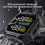 Yangood TMPS Motorcycle Tire Pressure Sensor Waterproof LCD Color Display Real-Time Safety Tire Pressure Monitoring System