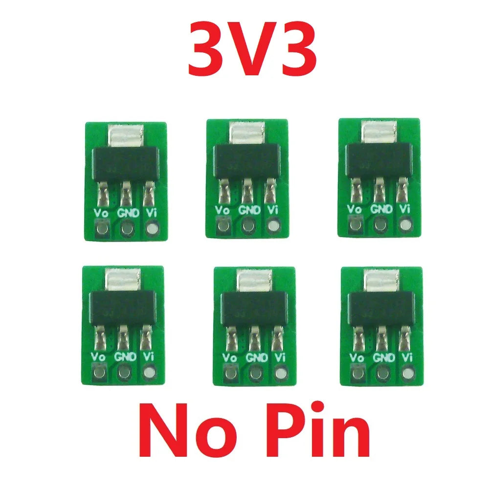 AMS1117 7805 Compatible LDO Module with Ultra-Low Standby Current and Precise Voltage Regulation for Electronics Projects