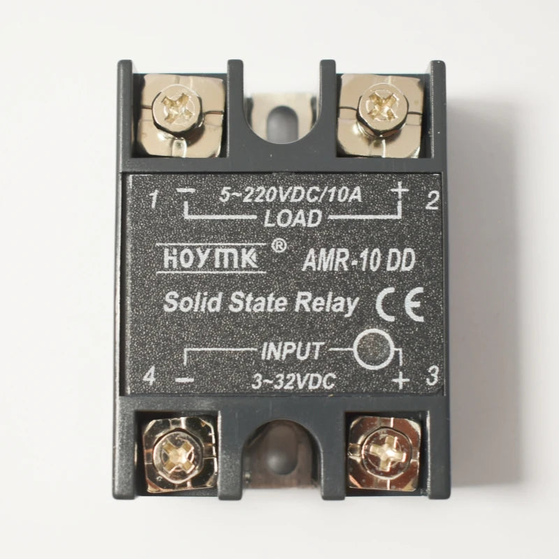 DC to DC Solid State Relay 12V 24V VDC Input 200VDC Load Voltage Regulator Tramsformer Power Protection 10A 25A 40A 60A 100A SSR