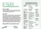 0.5" Resistive Pressure Sensor FSR 402 Weighing Sensor Measurement Force Sensing Resistor Long Short Tail Optional