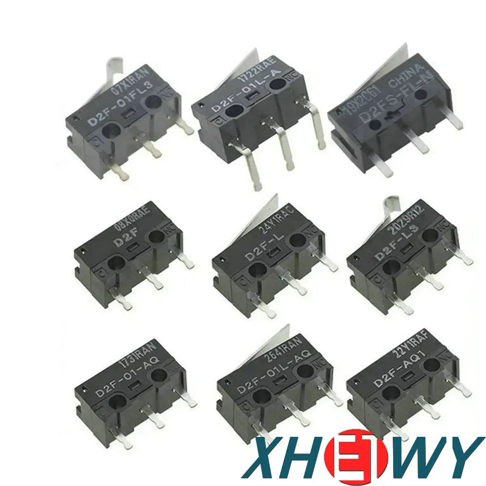 Original mouse micro switch D2F-L 01FL D2FC-F-7N 10M 20M OF 3-7 L3 D2F-01F D2F-01-D3 D2F-01F-T D2F-5L D2FC-F-7N D2FC-F-K D2F-F