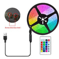 LED 5050 Light Strip 5M 10M 20M 30M RGB TV Background Light Bluetooth Control USB Game Room Family Party Decorative Light Strip