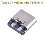 USB Connector Type C Female Charging Port Jack 2/4/6/16 Pin Type-C Socket PCB Soldering SMD SMT DIY Repair Type C Adapter