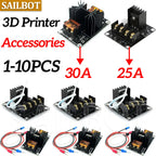 3D Printer Hot Bed Power Expansion Board Heating Controller MOSFET High Current Load Module 25A 30A 12or24V for 3D Printer Parts