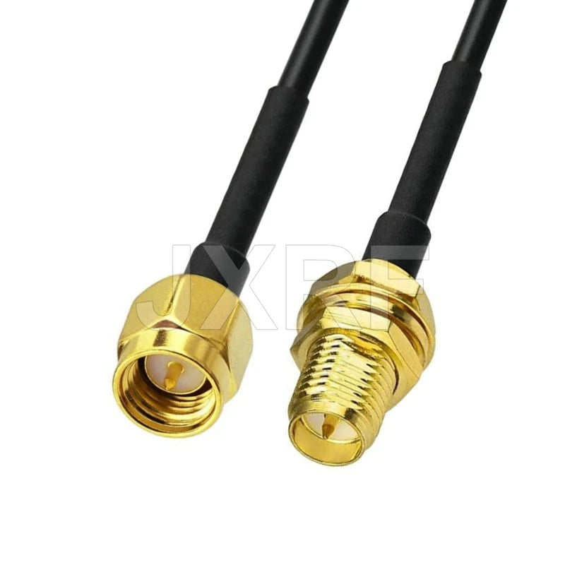 SMA Male RP SMA Male To RP SMA Male SMA Female RG174 Coaxial Cable Extension Cable Copper Feeder Wire For WIFI 3G 4G Antenna