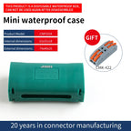 JINH IP68 Mini Gel Wire Connector Junction Box Waterproof 2 3 5 Ports Outdoor Easy Universal Wiring Rainproof Terminal Blocks
