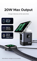 UGREEN UNO Qi2 15W Magnetic Wireless Charger Charging Stand With Cable  For iPhone 16 17 Pro Max For MagSafe Fast Charger
