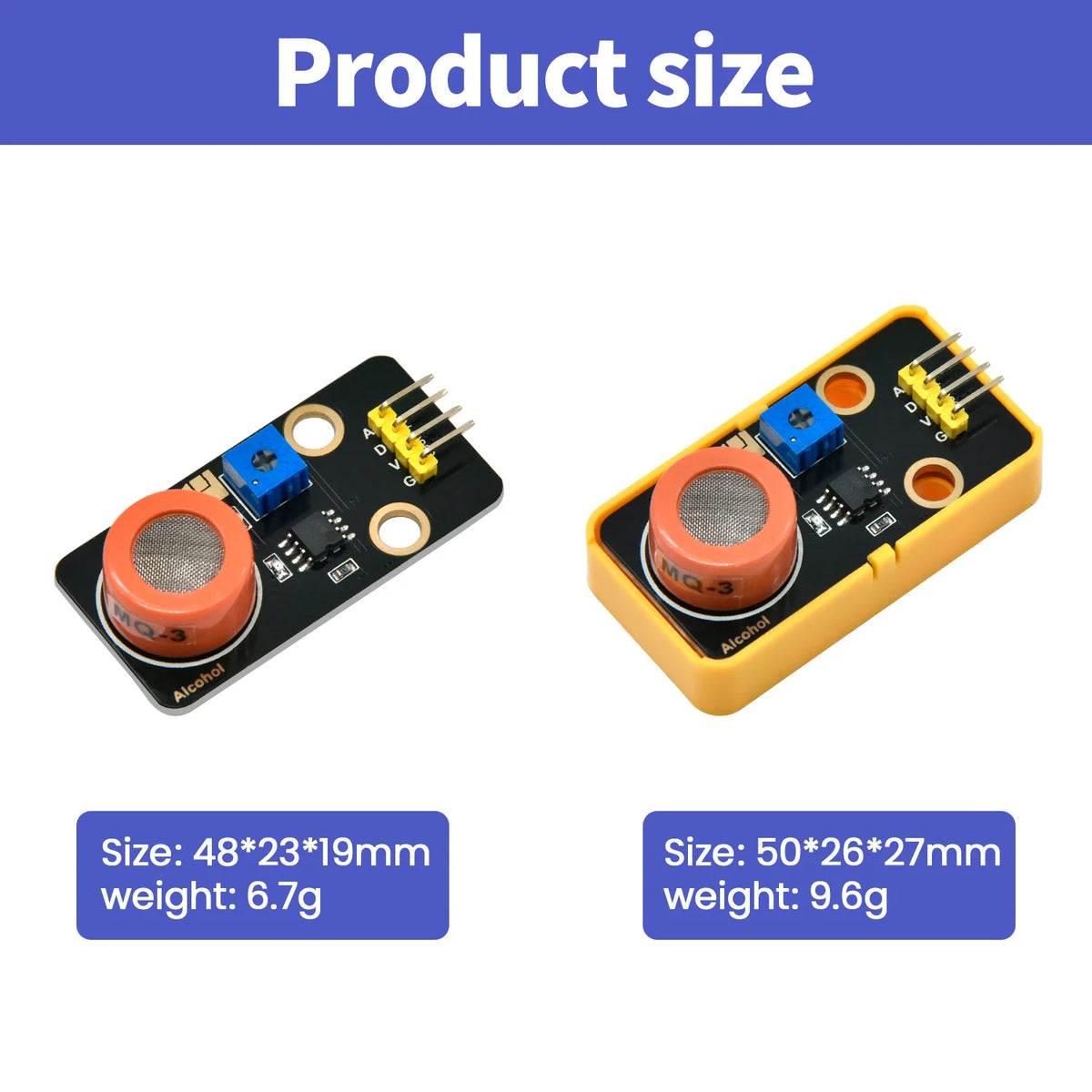 MQ-2 GAS Sensor/MQ-3 Sensor Module Compatible With Lego Blocks For Arduino Projects DIY Electronic Building Block