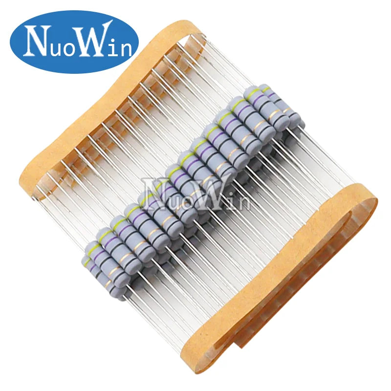 20pcs/Lot 2W 5% Wirewound Resistor Fuse 0.05R 0.1R 0.15R 1R 2.2R 4.7R 5.1R 10R 20R 22R 47R 100R 0.1 0.22 0.33 0.47 0.5 2.2 ohm