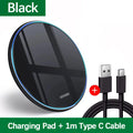 30W Wireless Charger Pad for iPhone 17 16 15 14 13 12 11 Samsung S26 Xiaomi Phone Chargers Induction Fast Charging Dock Station