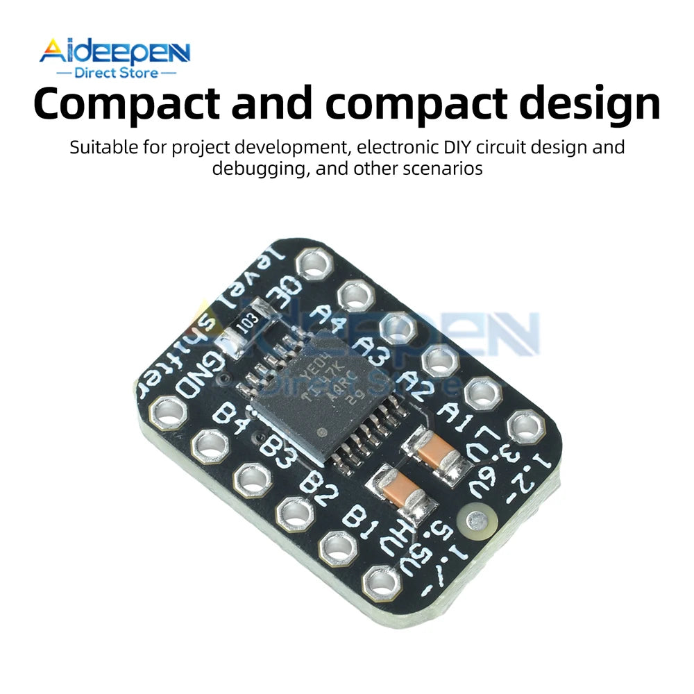 Bidirectional Level Shifter TXB0104 Module 3.3V 5V Mutual Conversion Board For Raspberry Pi Arduino Maker Circuit Debugging