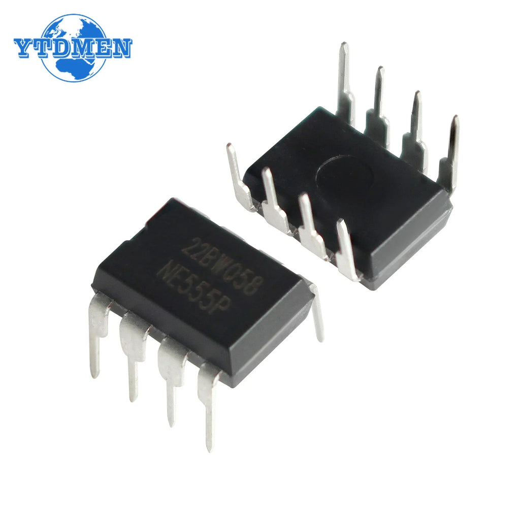 20PCS NE555 NE555P IC 555 Timer Programming Oscillator Chip & 8 Pin DIP Sockets Kit (10 Each)